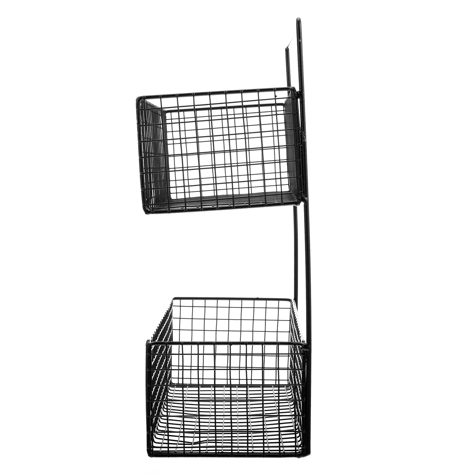 

Storage Shelving No Punching Rack Bathroom Organizer Panel Shelves Black Restroom Metal