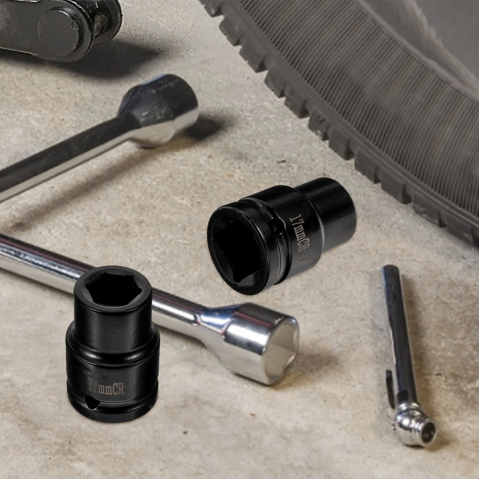 

Electric Wrench Socket Set Heavy Duty Impact Sockets For Tire Repair Bit Replacement Screwdriver Accessories