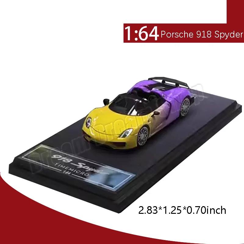 1:64 Porsche 918 Spyder Alloy Car Model Living Room Collection Decoration Holiday Toys for Boys Car Model Wholesale