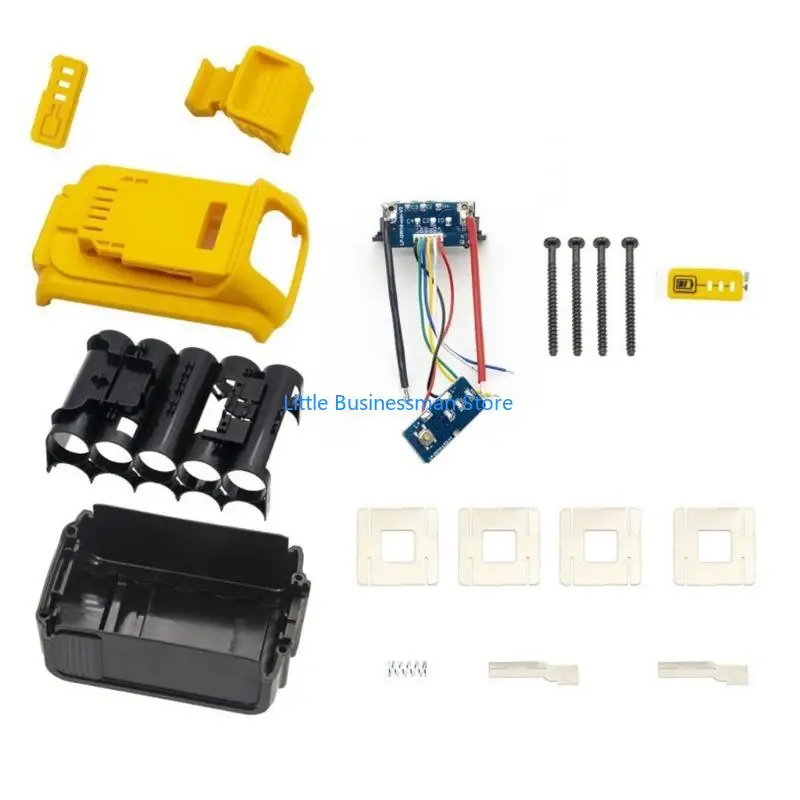 Werkzeug-Batteriegehäuse-Reparatursatz mit Halterahmen, Platinensatz, Kontaktplatten und Hardware für DCB200-Pack-Umbauarbeiten. – Detail 8