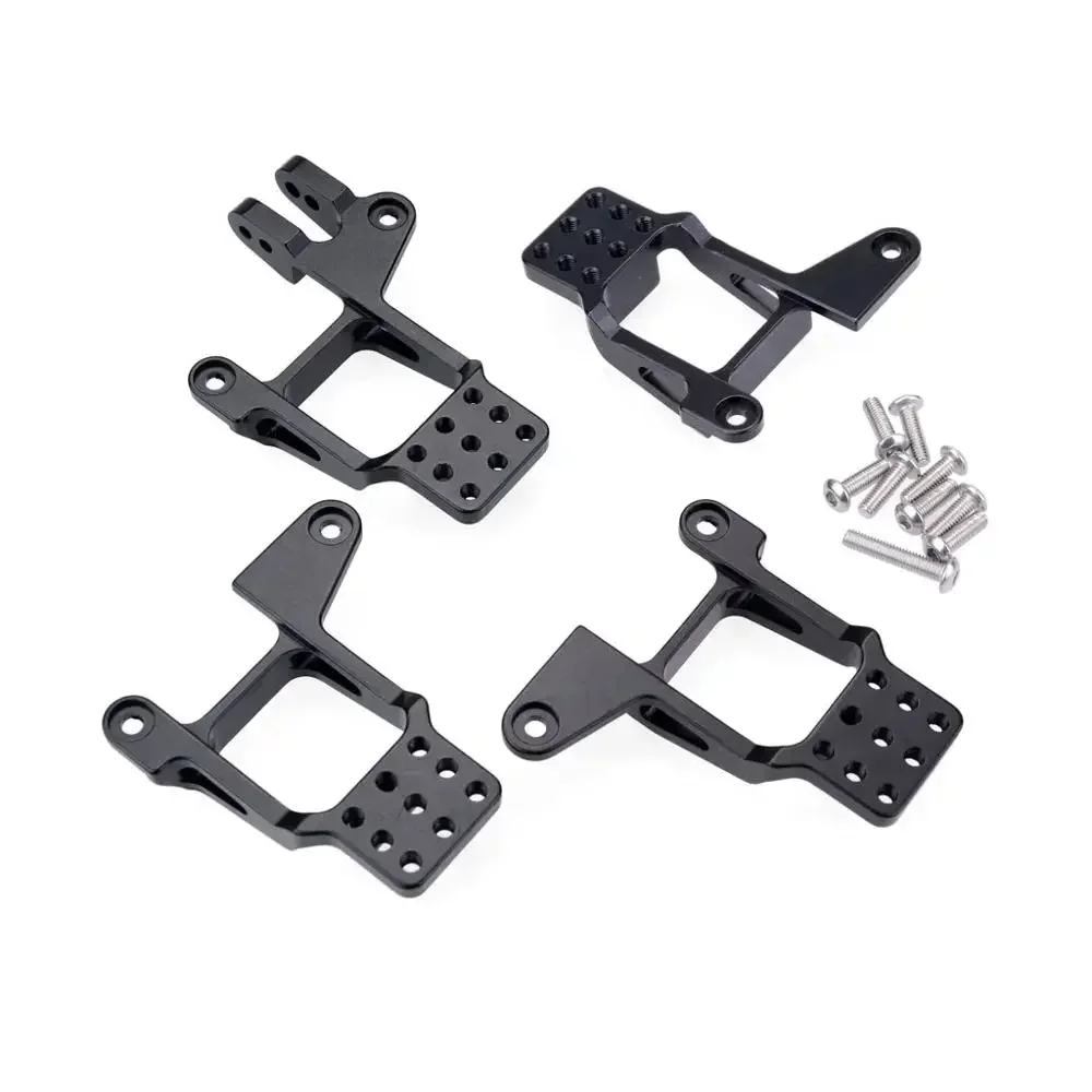 Support de tours de choc avant et arrière en aluminium, 4 pièces, pour chenille 1/10 RC TRX-4 TRX4 8216, pièces de mise à niveau