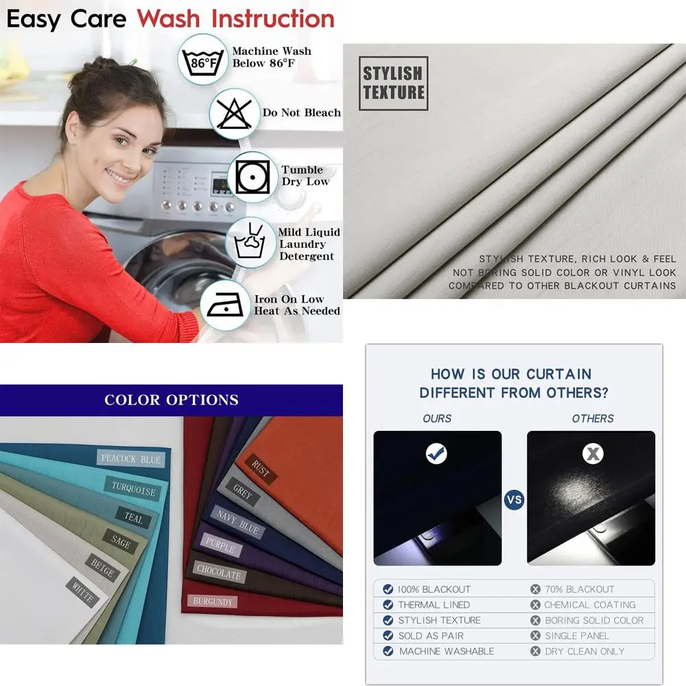 

Бежевые затемняющие шторы для комнаты, 84 дюйма, с термоизоляцией, свето- и шумопоглощающие, комплект из 2 панелей