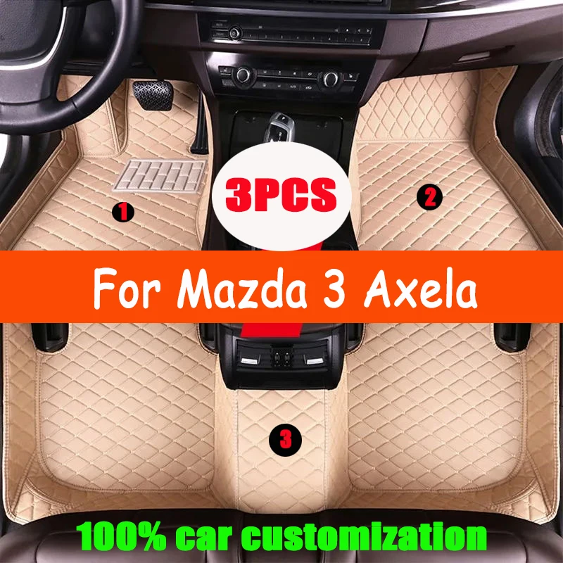 

Car Floor Mats For Mazda 3 Axela 2019 2018 2017 2016 2015 2014 Car Floor Mats Decoration Leather Automobiles Protector Floor Car