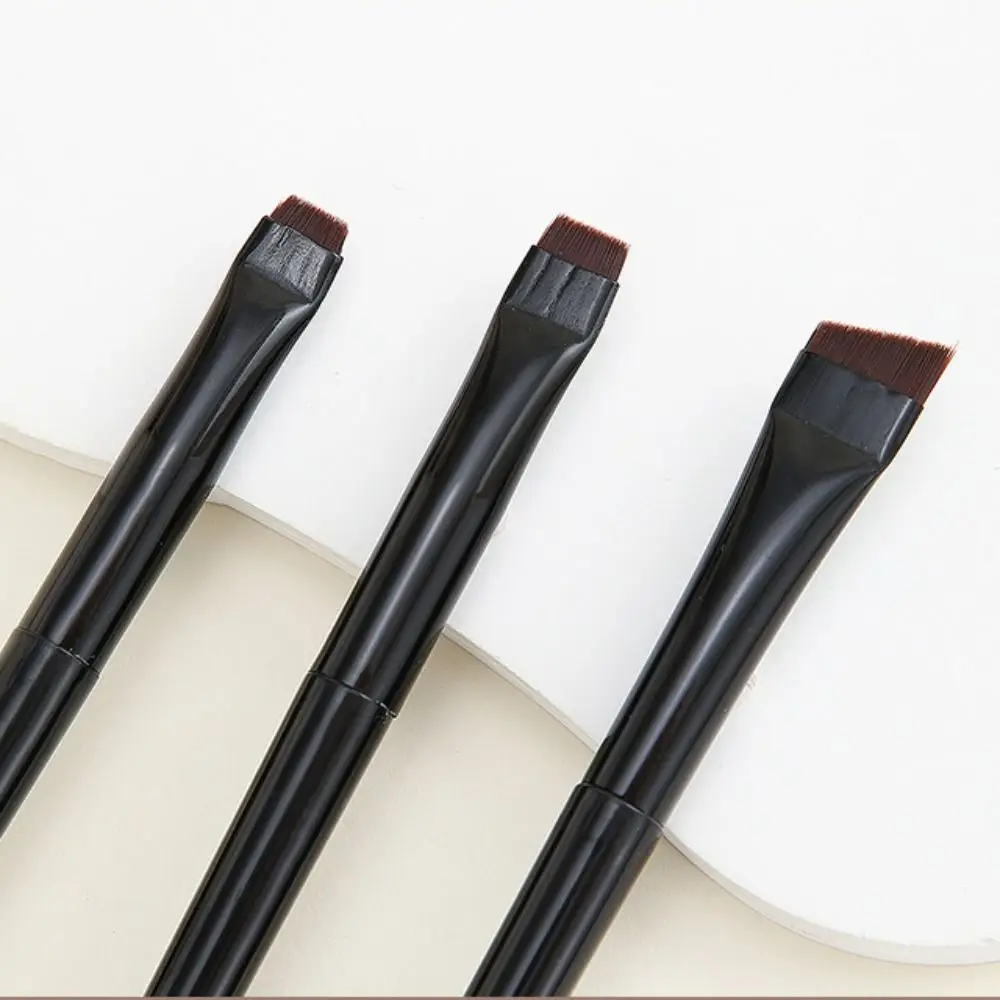 3pcs/set New Portable Blade Eyeliner Brush Long Rod Thickened Tube Eyebrow Brush Cilia Makeup Brushes Cosmetic Beauty