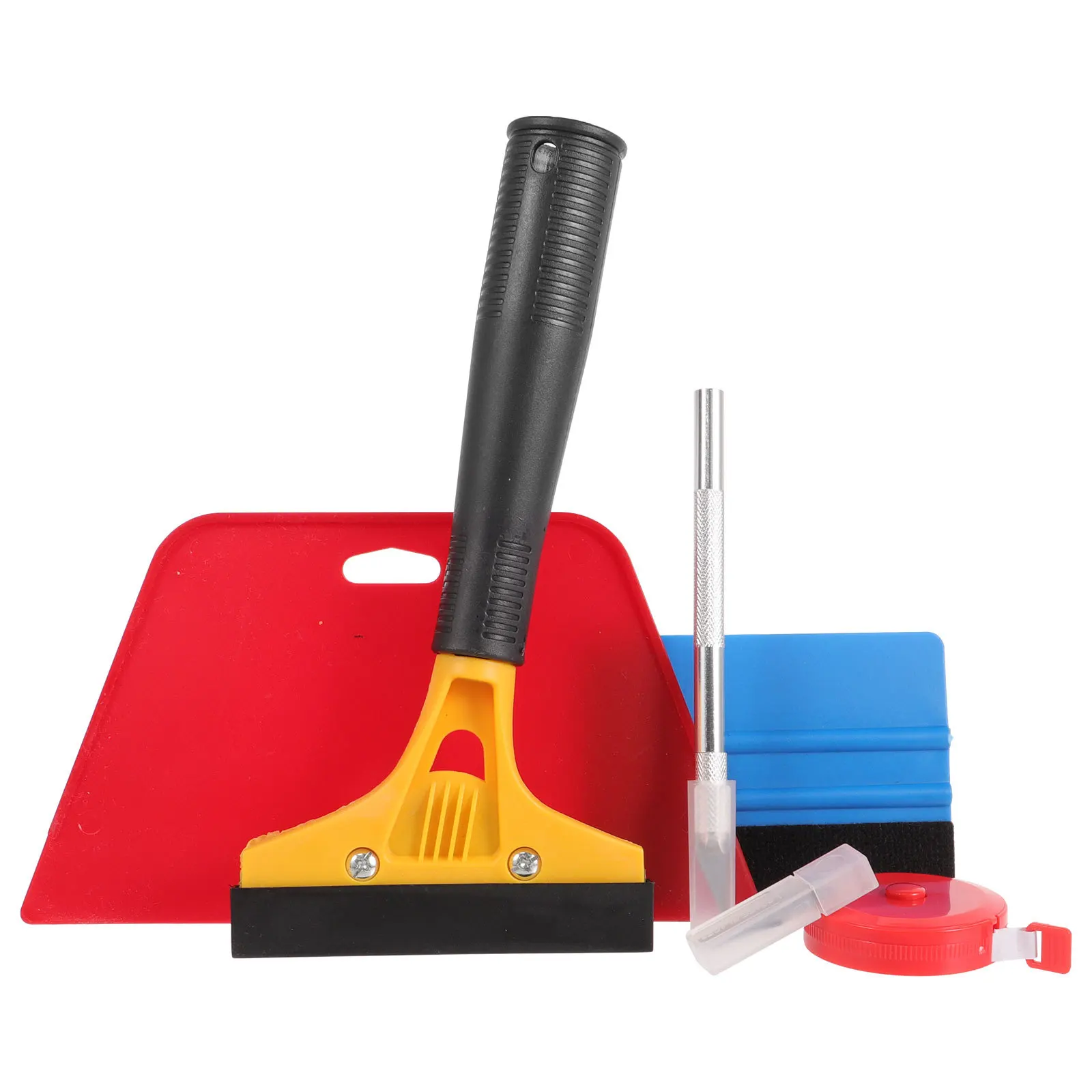 

1Set Car Window Film Tools Kit Wallpaper Application Tool Smoothing Kit Car Wrap Film Tool Set Peel Stick Wallpaper Tools