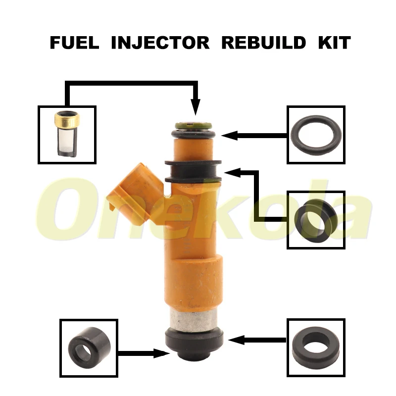 

Fuel Injector Service Repair Kit Filters Orings Seals Grommets for Suzuki APV Suzuki Futura EURO II SL415 15710-61J00