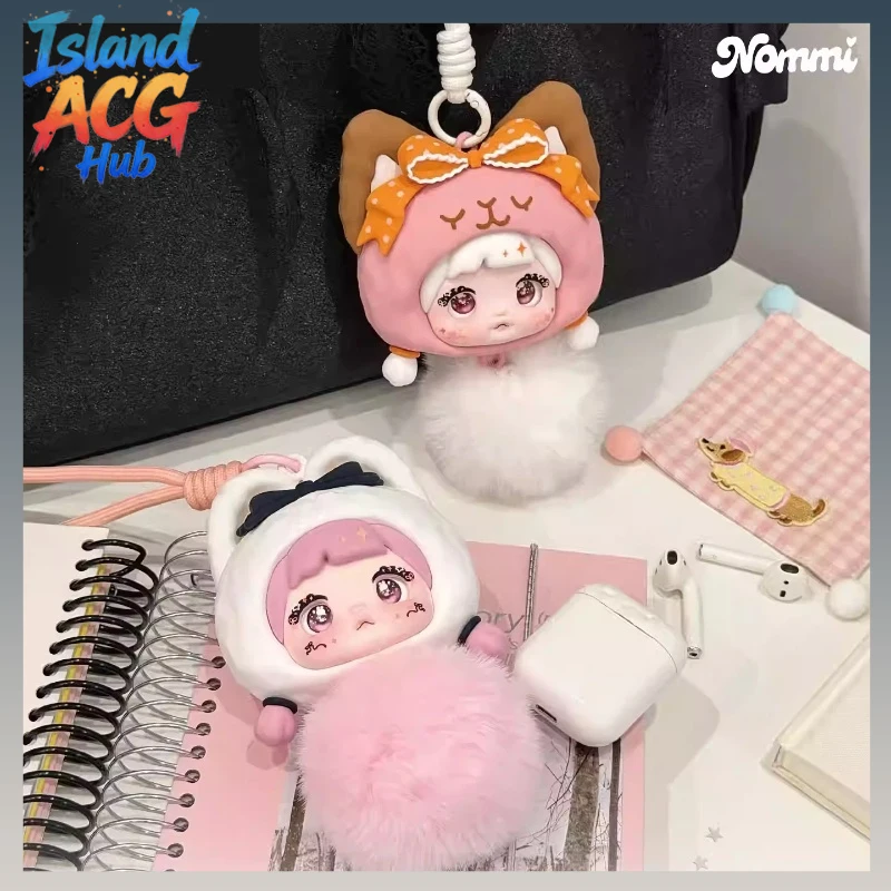

Nommi Forest Melody Silicone Earphone Case Doll Pendant Plush Keychain Raccoon Bear Charm Cute Girl Birthday Gift
