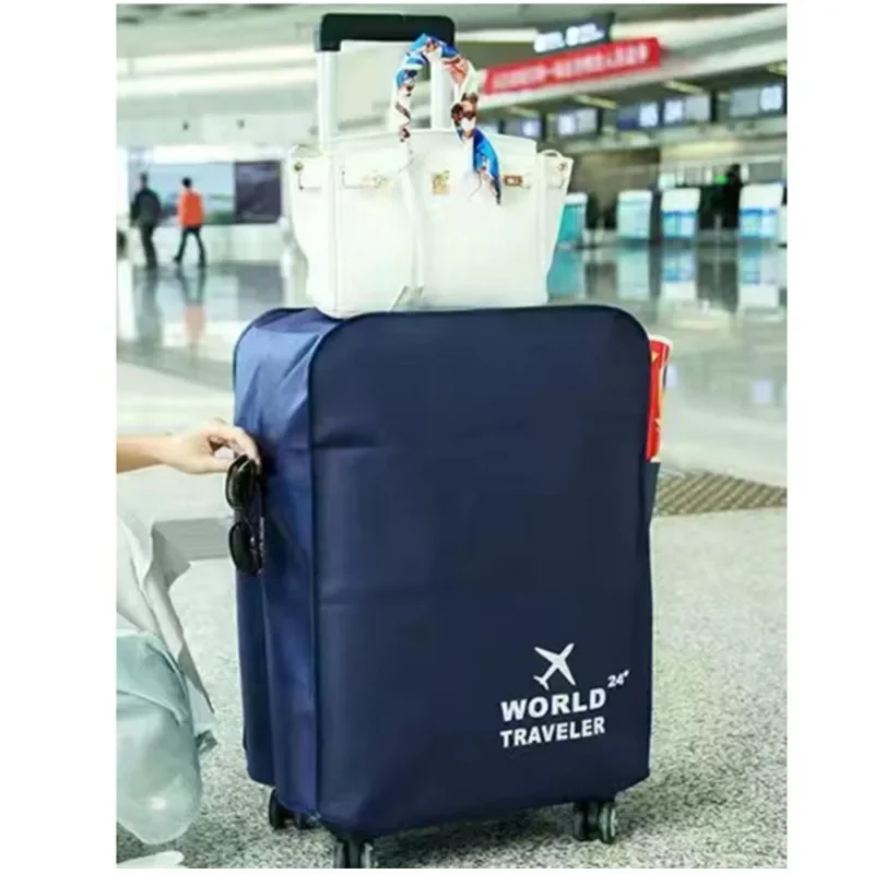

1PC Luggage Cover Non-woven Suitcase Protector Baggage Dust Case Cover Suitable For 20-30 Inch Suitcase Case Travel Organizer ﻿