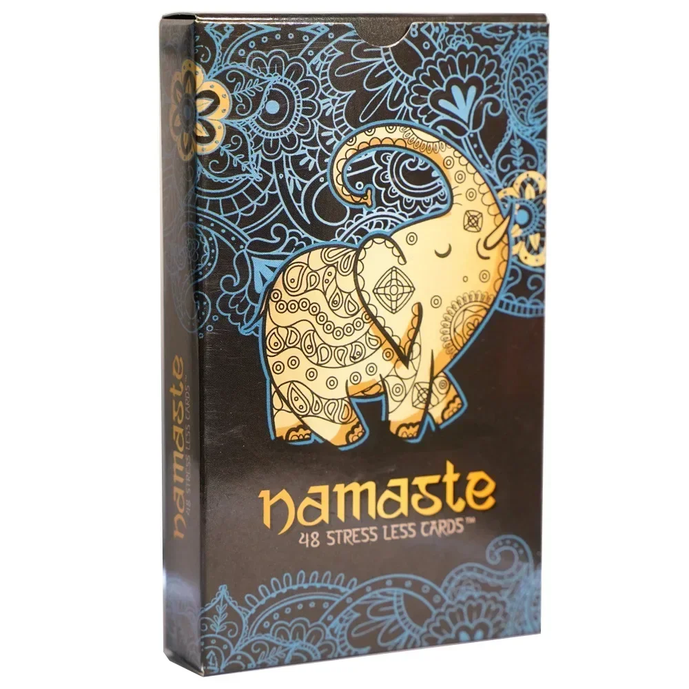 Namaste Stress Less Cards Meditation Self Care Gifts Women Relief Cards Game Meditation Relaxation Natural Anxiety Relief Items