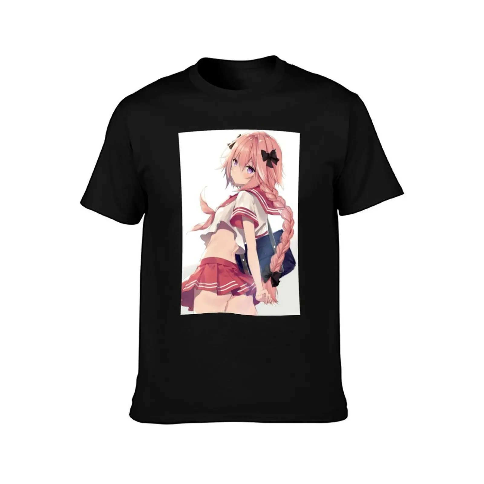 Astolfo T-Shirt, Summer Casual Cotton Tee, Oversized Streetwear Tops, Vintage Graphic Print, Loose Fit Short Sleeve, 100% Cotton