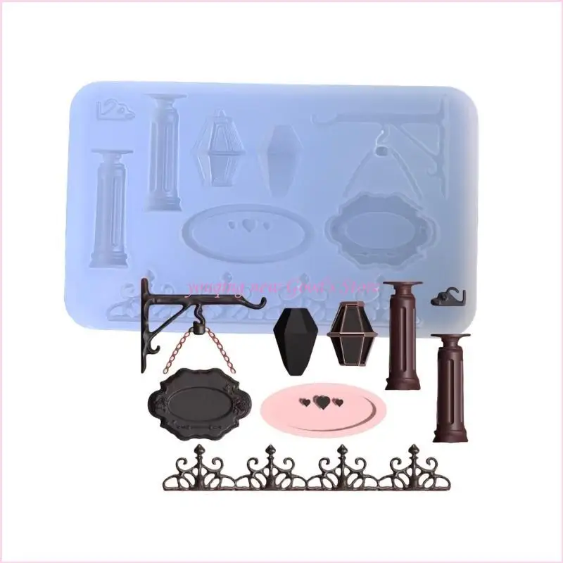 

57QA Гибкая силиконовая форма для подвески, садовые тематические аксессуары, форма для элегантных ювелирных проектов ручной для