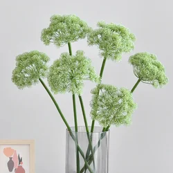 63CM Artificial Lace Flower Modern Minimalist Green Plant Onion Flower Home Decoration Dandelion Wedding Decoration