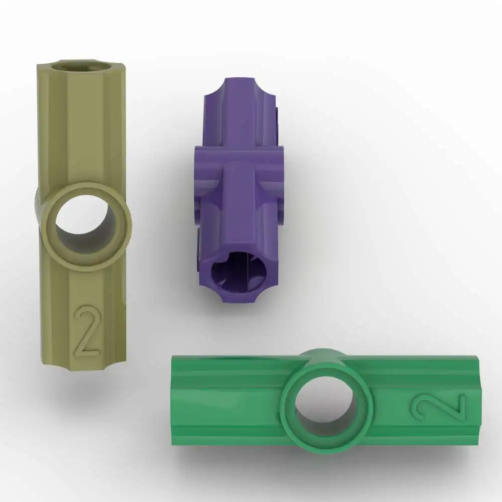 

MOC 10PCS 32034 Axle And Pin Connector Angled 180 Degress Brick Adaptive Building Block Fun Toys Adults Boys Special Day Gifts