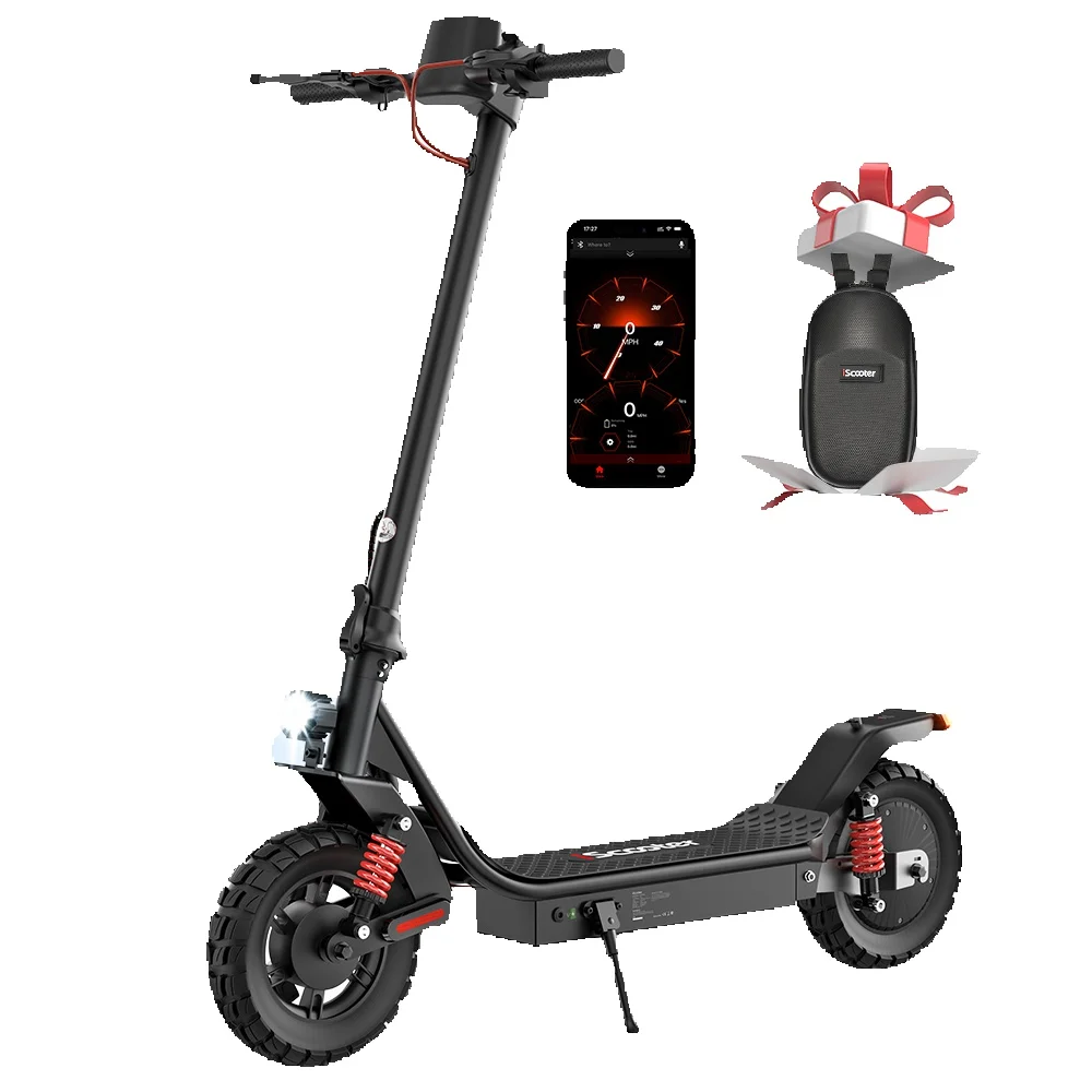 IScooter I10 Pro Elektroroller, 10-Zoll-Reifen, 800W Leistung, 48V15Ah Akku, Faltbar, Reichweite von 60 Kilometern