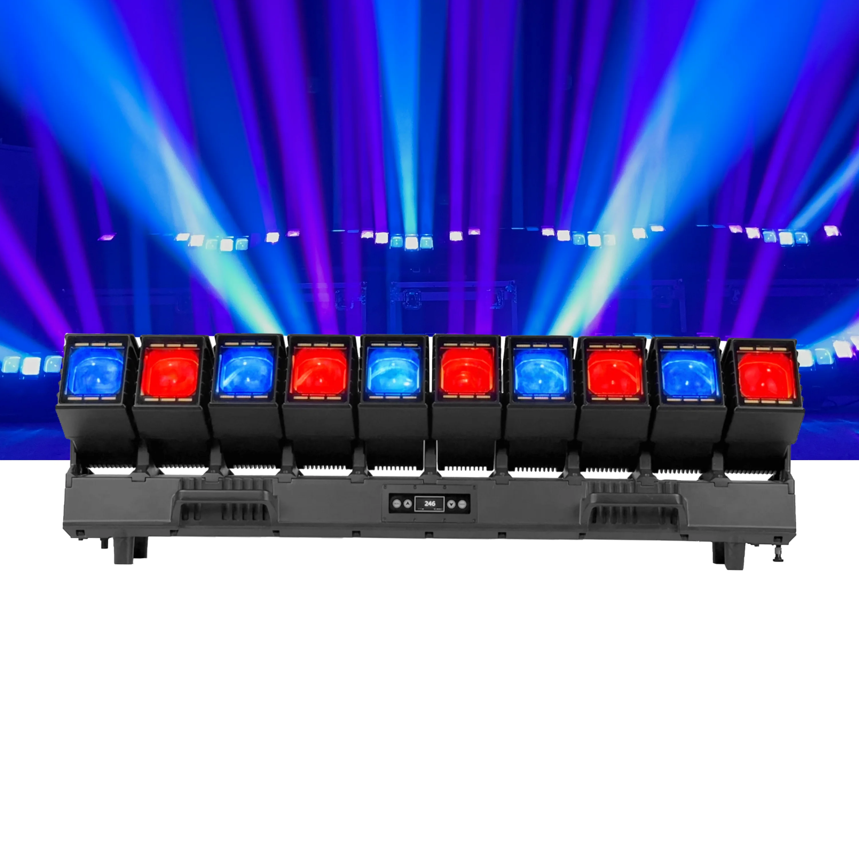 

ZC1-10x60w moving head light Pixel stage strip decorative light, waterproof IP66 10p*60w Leds beam cleaning DJ Disco nightclub