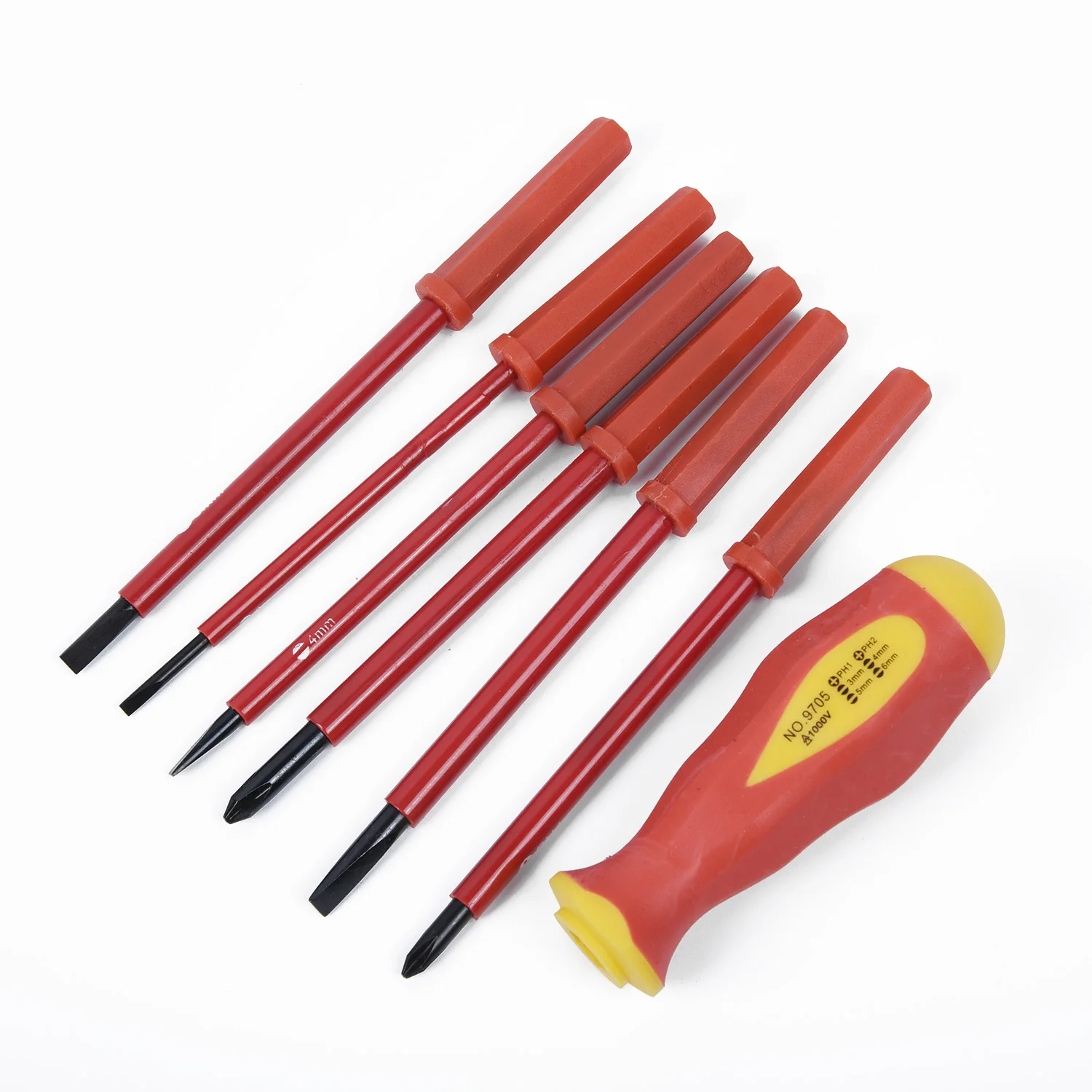 7 Pcs Screwdriver Tool Kit Set Insulated Handle For Household Workshop Electrician\\\\\\\\\\\\\\\'s Repair Hand Tools