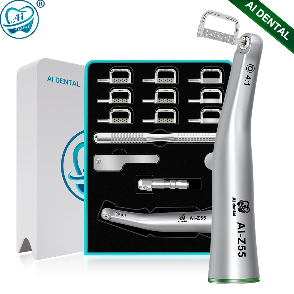 

AI-EVA-Z55 AI Dental Orthodontic Tools Kit 4:1 Reduction Vertical Reciprocating Saw Attachment Contra Angle With Internal Spray