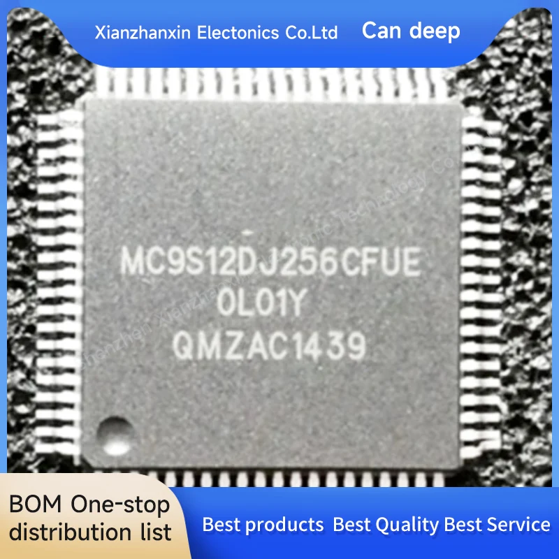 

1pcs/lot MC9S12DJ256CFUE MC9S12DJ256 QFP80 Microcontroller chips in stock