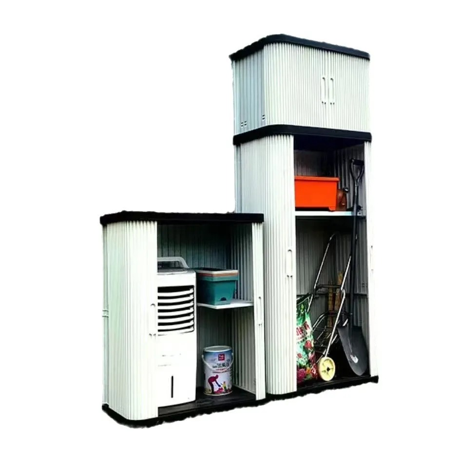 

Outdoor locker, courtyard, garden tools, utility cabinet, waterproof and sunscreen, open-air locker, balcony storage cabinet