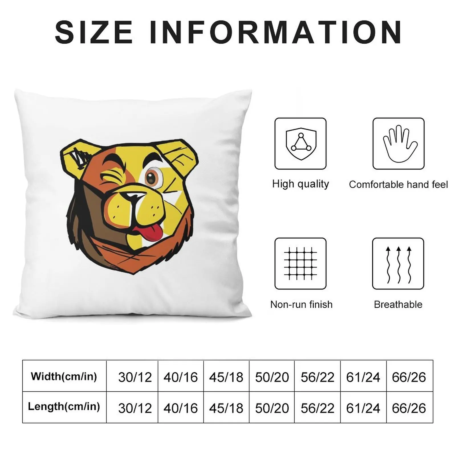 ROBUST BEAR BLINK EYE Throw Pillow bed pillows luxury decor luxury throw pillow covers anime girl pillow