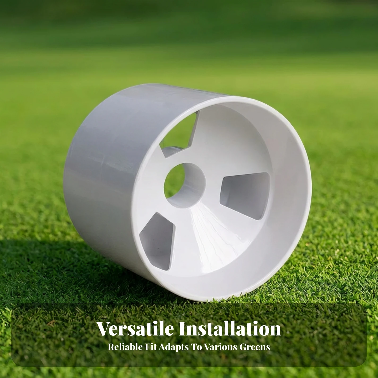 Golf Cup Insert Insert Professional Golf Hole Liner Tournament-Grade Portable for Golfers, Putting Green, Backyard Practice