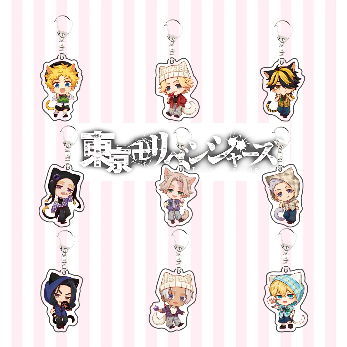 Anime Tokyo Revengers 6cm Acrylic Stand Takemichi Hanagaki Tabletop Decorations Accessories Decor Gifts Key chain
