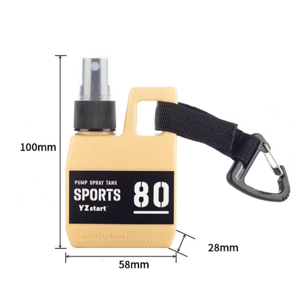 1PC 80ml Portable Outdoor Camping Pump Perfume Refillable Spray Bottle Empty Cosmetic Containers Atomizer Bottle Travel