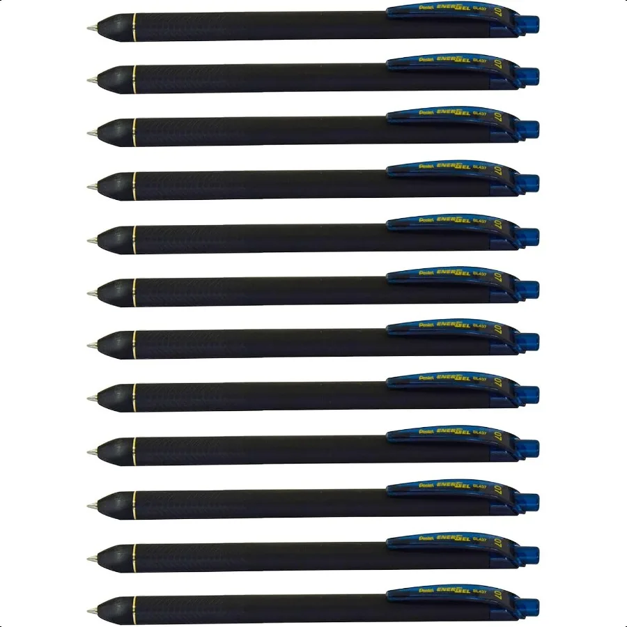 

EnerGel Kuro Liquid Gel Pen 0.7mm Medium line Navy Blue Ink 12 Pack (BL437R1CA)