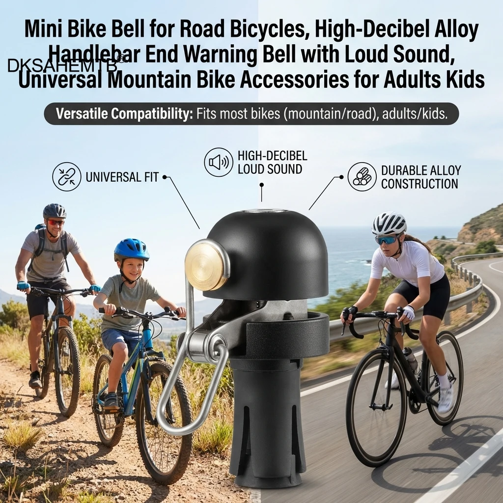 Campana timbre bicicleta de carretera con sonido alto y universal - imagen 5