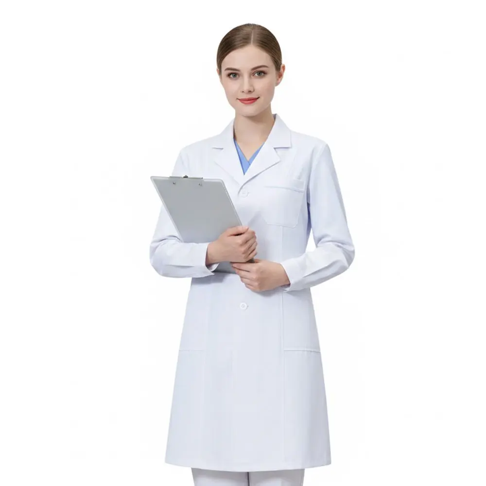 

Student Lab Coat Unisex | Chemical-Protective | Long/Short Sleeve for Medical & Chemistry Studies