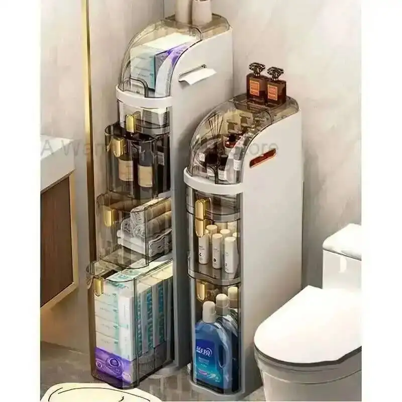 

Cabinet Bathroom Household Multi-layer Balcony Japanese for Storage Cabinets with Wheels Luxury Plastic Cabinet for Bedroom