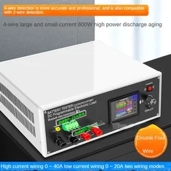 Programmable Bluetooth DC Electronic Load Meter Charger Automatic Test Battery Internal Resistance Discharge Meter 600W