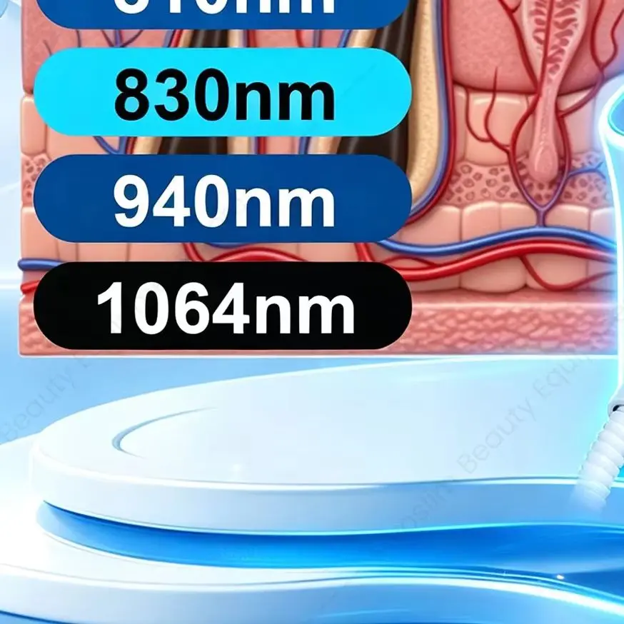 6 Wavelengths 2-In-1 Titanium Technology Cooling System PICO Tattoo Removal Diode Laser Hair Removal Machine