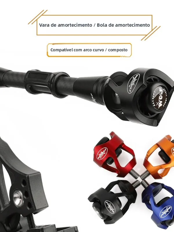 outdoor-archery-competition-bow-shock-absorber-carbon-fiber-sound-damping-ball-bow-and-arrow-set-for-recreational-activities