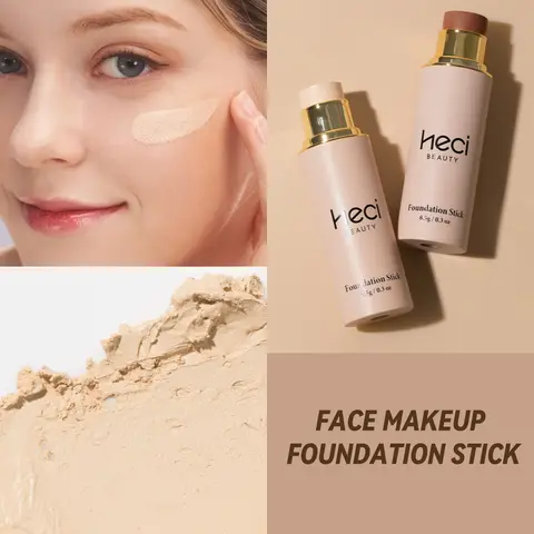 शाइन-फ्री + बैलेंस फाउंडेशन स्टिक, प्राकृतिक, मैट कवरेज के लिए मल्टी-यूज़ फेस मेकअप और कॉन्टूर स्टिक, 1 काउंट 10 best sales नींव की छड़ी - №6