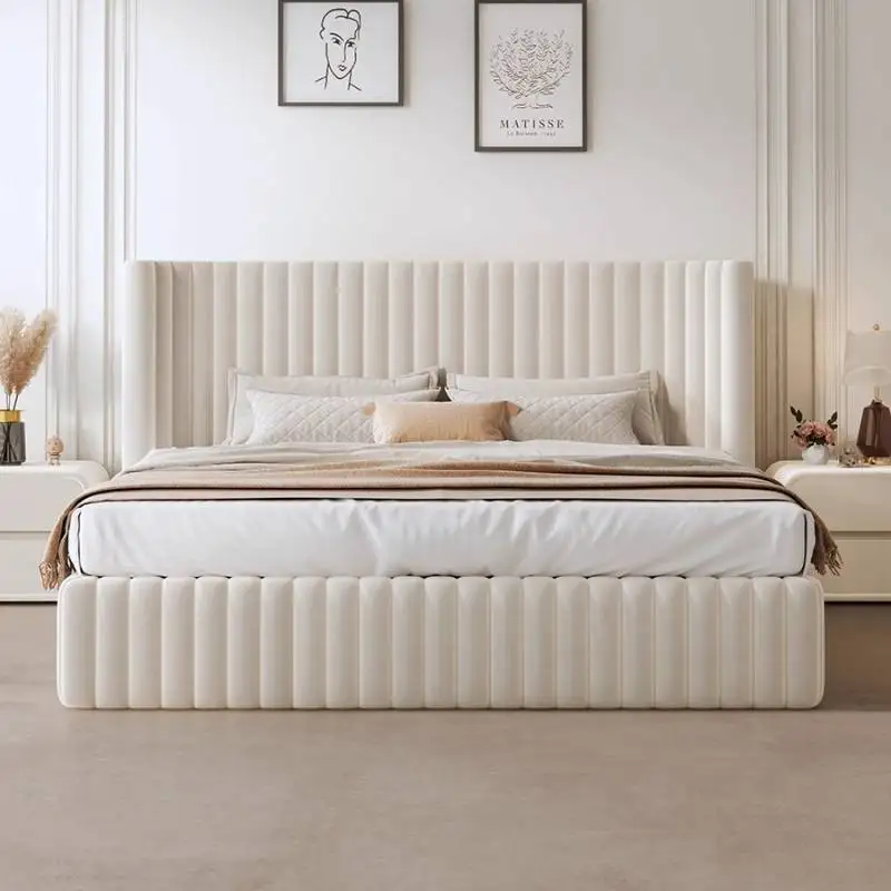 #Couples Mattresses Double Bed Decoration Covers Headboards Double Bed Loft Wooden Letto Matrimoniale Furniture