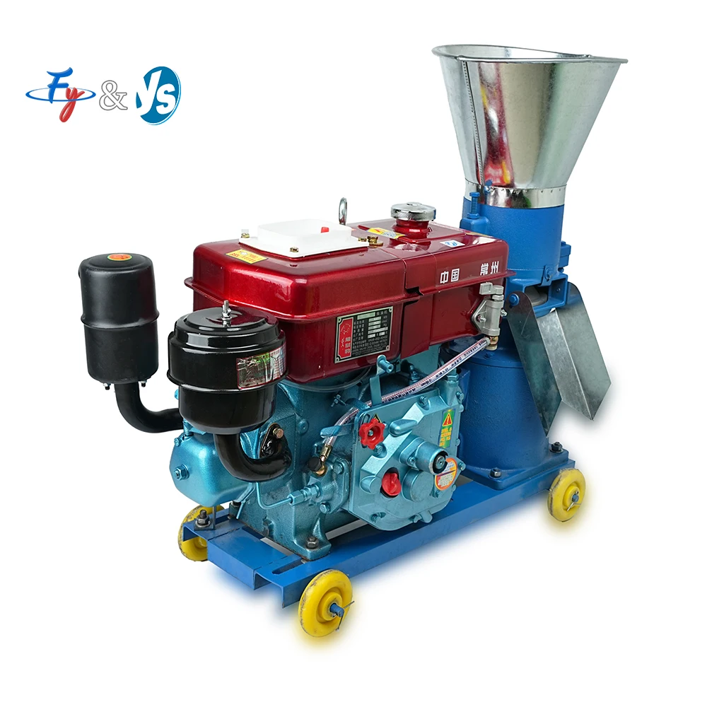 

Машина для кормления пеллет из дизельного топлива для козь, птицы, курицы, оборудование для обработки соломы/травяного порошка