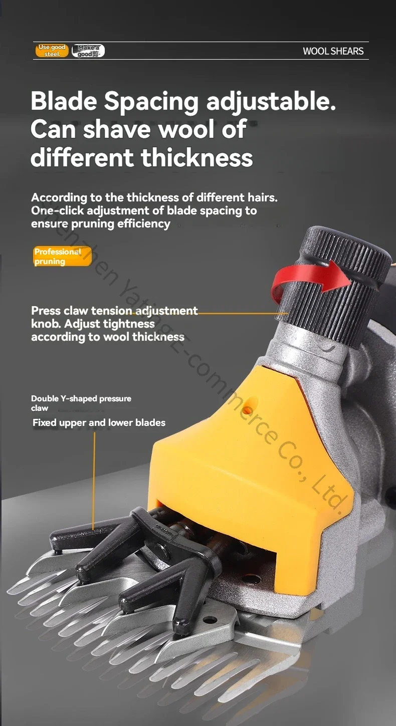 1PC Electric Wool Push Multifunctional Electric Scissors Adjustable Speed Electric Wool Clipper Variable Speed Plug-in 220v