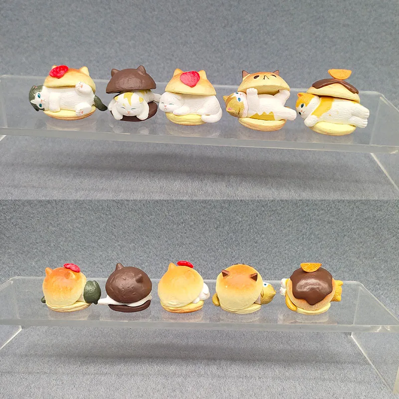 صندوق غامض جديد على شكل قطة برجر، شخصية قطة، نموذج لعبة، عرض ديكور عصري، صندوق مفاجآت على شكل قطة هدية عيد ميلاد