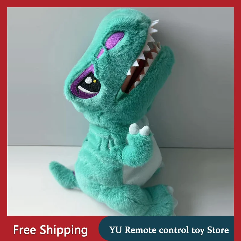 Hot New Jurassic Dinosaur Hand Puppet Plush Doll Anime Plushie Soft Stuffed Cute Peripherals Plush Toy Birthday Christmas Gift