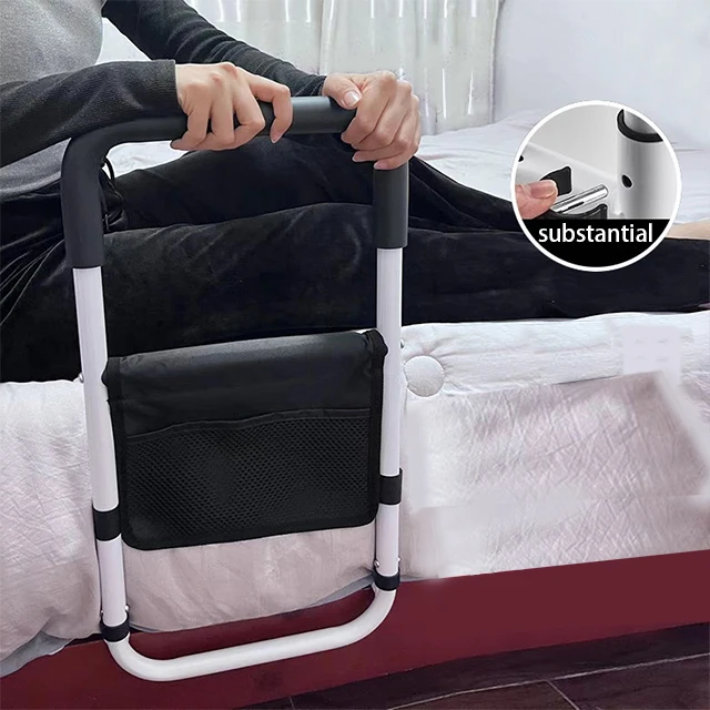 Binario di assistenza al letto regolabile in altezza Binario di sicurezza per anziani per adulti anziani
