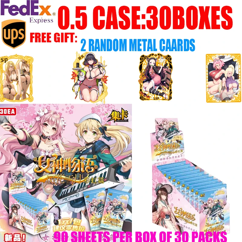 

Wholesale Newest Goddess Story Ns-01 Rainbow Chapter Hobby Collectible Bikini Swimming Suit Cards Doujin Booster Box Toy Gifts