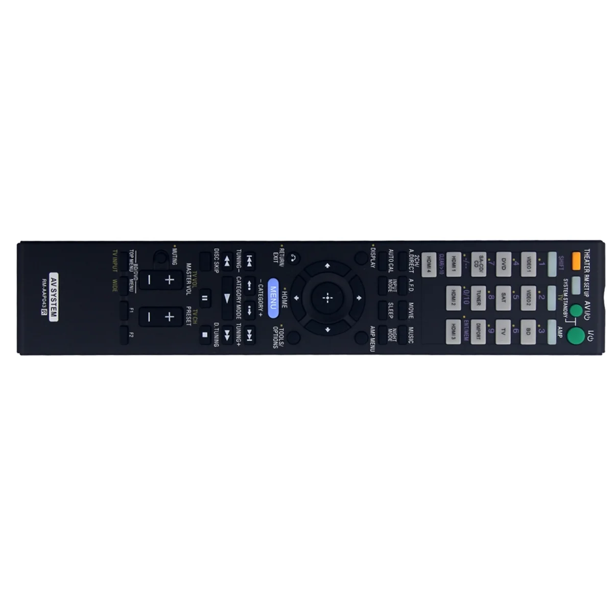 OIIRGO-RM-AAP043 リモコン交換用 Sony ホームシアター AV レシーバー STR-DH800 STRDH800 オーディオ ビデオ レシーバー