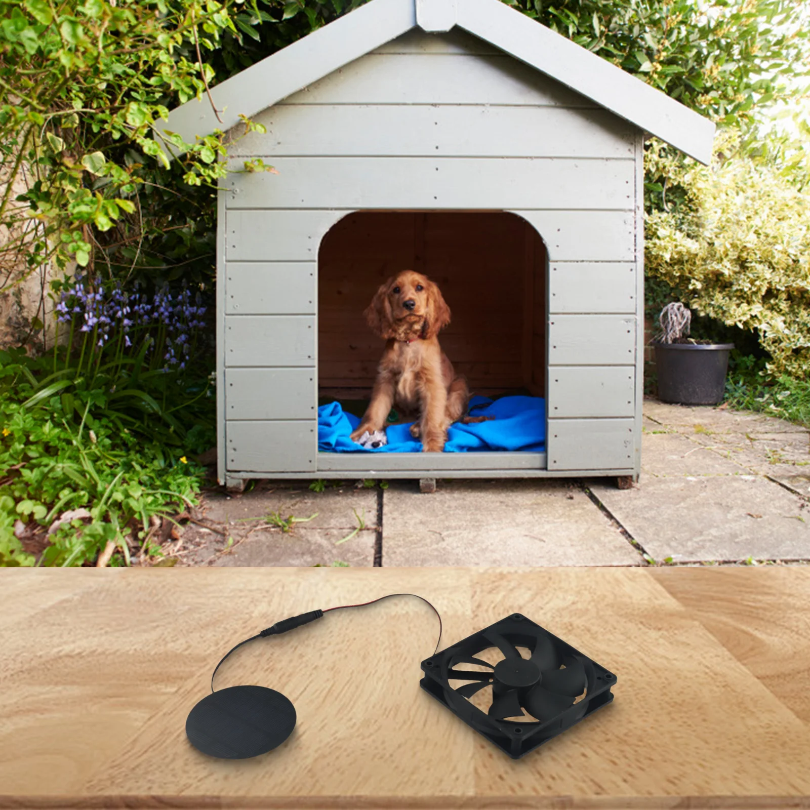Sheds Solar Power Panel Lightweight Powered Panel Solar Ventilation Applications Compact Fans Easy Installation