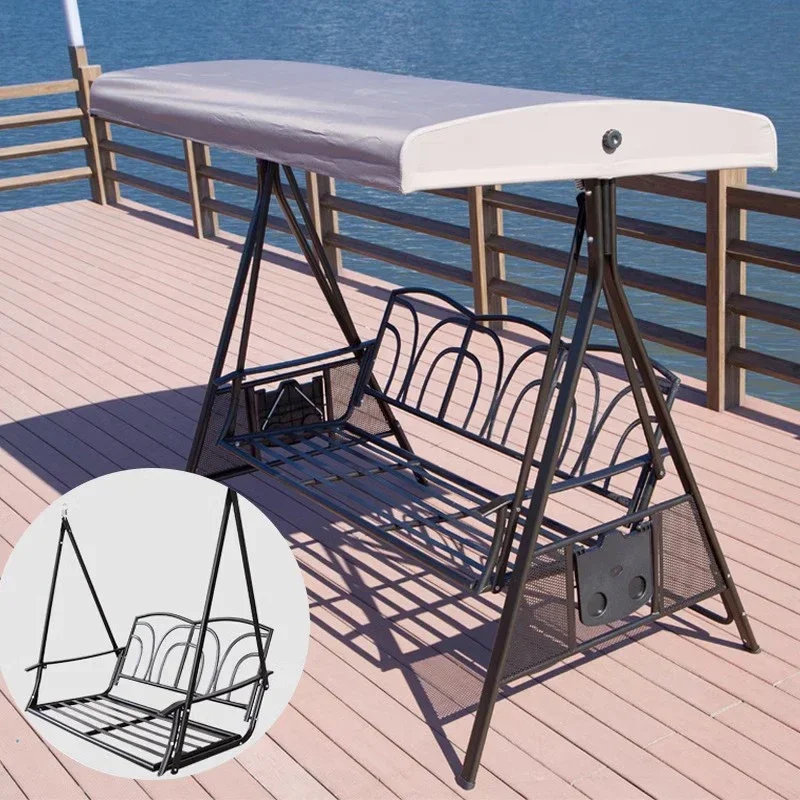 야외 파나마 그네 의자, 실내 발코니, 3 인용 흔들 의자, 테라스, 성인 마당, 다리미 그네 해먹