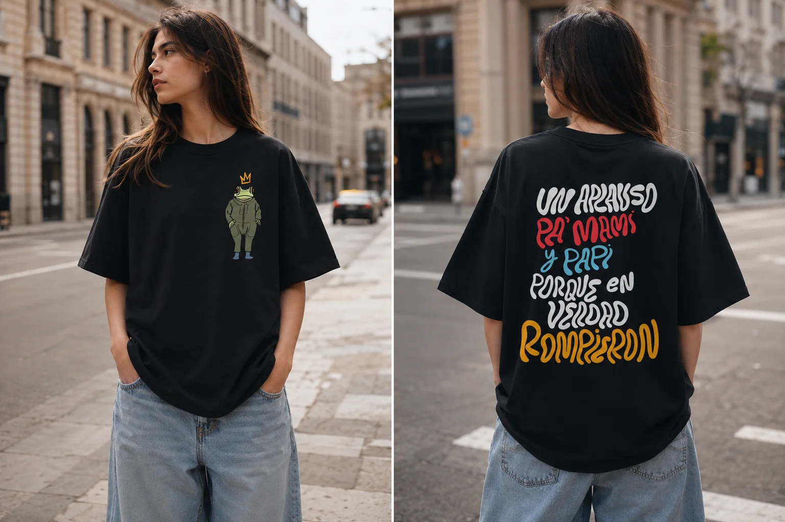 Herren-T-Shirt, Damen-T-Shirt, Jungen- und Mädchen-Top, Erwachsene, Kinder, Eltern-Kind-T-Shirt aus Baumwolle, Kinder-T-Shirts, Bad Bunny Debi Tirar Mas Fotos DTMF Art