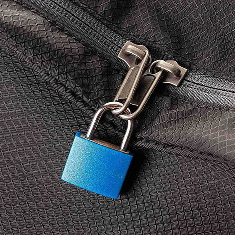 

A19E-40 Pack Locks Small Padlock With Key Luggage Gym Locker Lock Mini Colorful Padlock For Outdoor School Home A