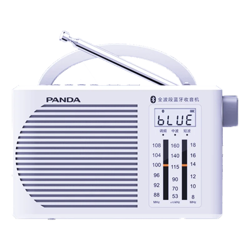 

Портативный Bluetooth-радиоприемник FM/AM/SW-mp3-плеер с картой памяти, ЖК-дисплей, заряжаемый аудиодинамик-Слушайте новости, музыка-подарок для пожилых людей