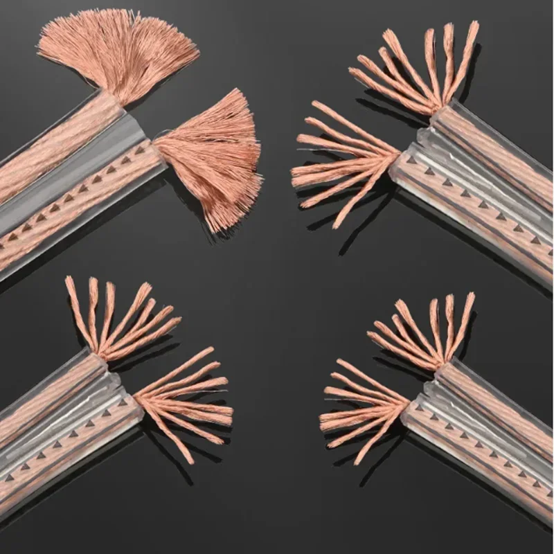 كابل مكبر صوت كبير مطلي بالفضة OFC / OFC 1.5 مم 2 / 2.5 مم 2 سلك محيطي لمركز المسرح المنزلي HiFi #5