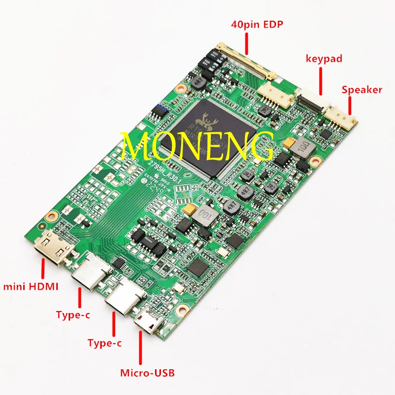 Scheda driver LCD 4K HDMI type-C scheda controller one line pass kit fai da te per pannello LCD eDP 17.3*3840 40pin da 2160 pollici